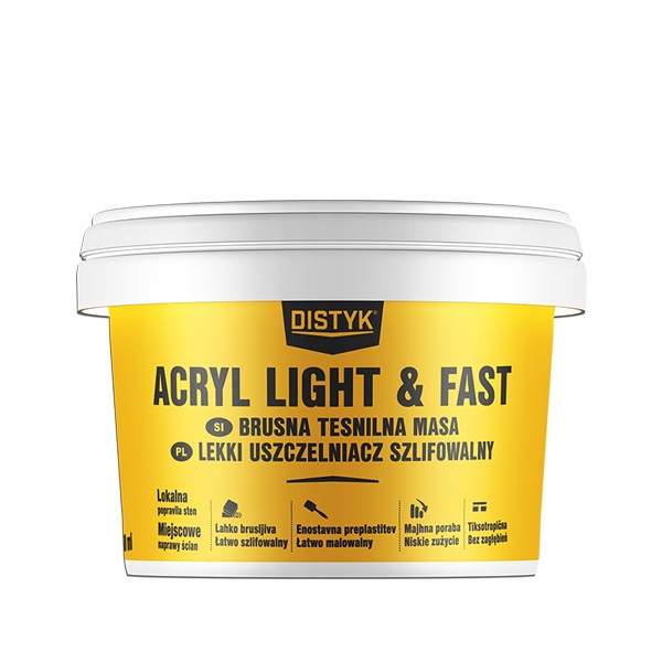 

Akryl Szpachlowy Lekki Uszczelniacz 250ml Distyk