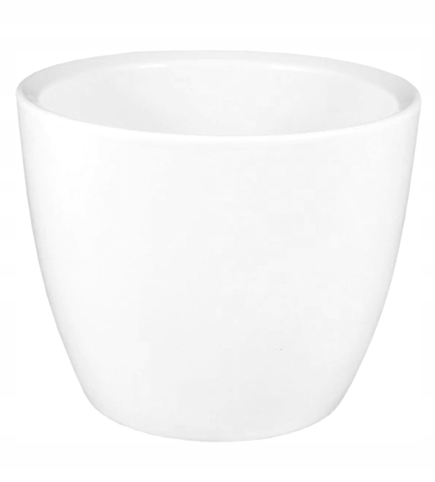 

Ceramiczna Osłonka Doniczka 21,5CM Biała Połysk