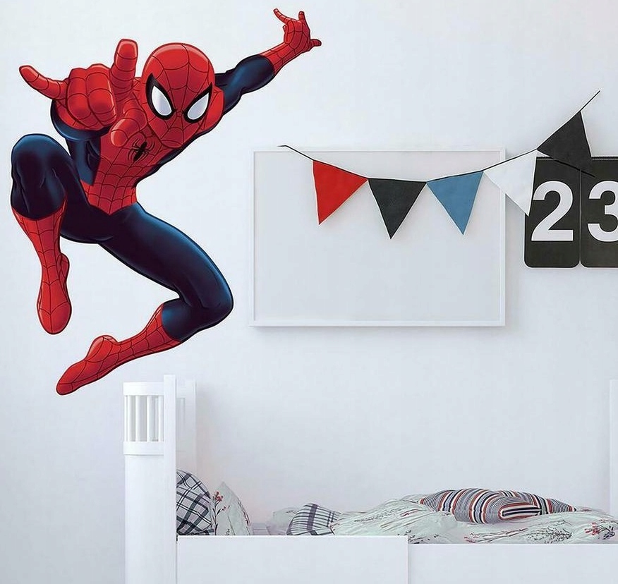 Spiderman Naklejki Winylowe na Ścianę Dekor 134 cm