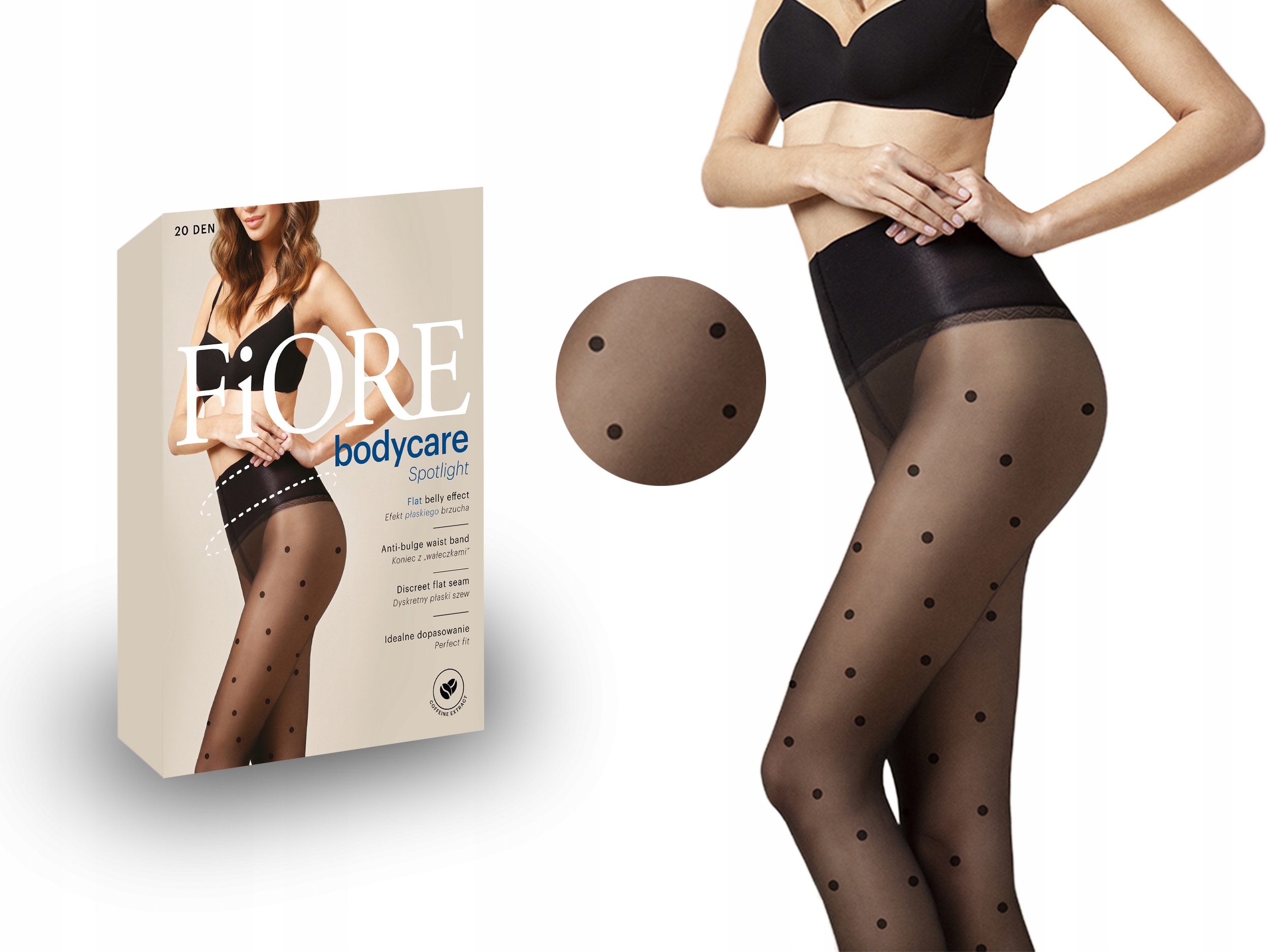 

Fiore rajstopy korygujące Spotlight 20 den 3-M