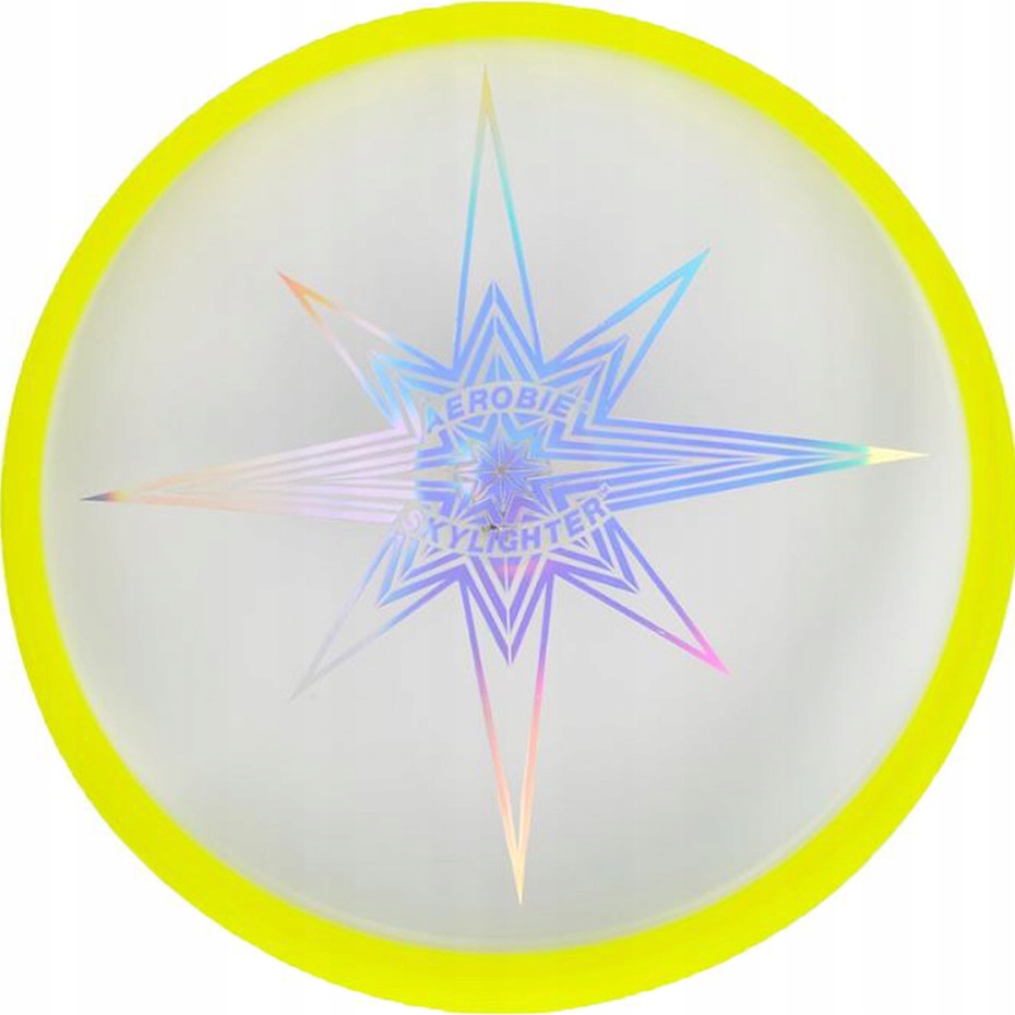 NOWOCZESNY ŚWIECĄCY TALERZ FRISBEE AEROBIE SKYLIGHTER