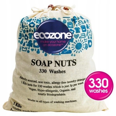 

Orzechy Piorące, 1kg, 330 Prań, Ecozone