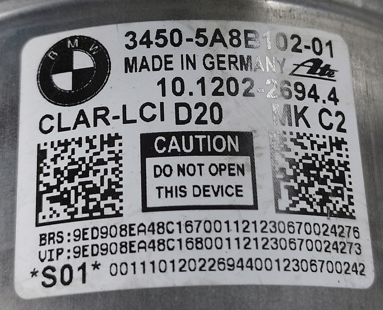 BMW 7 G70 pump ABS brake control unit 5A8B102 5A205D7
