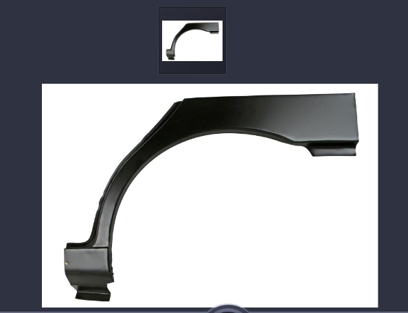 Reperatura błotnika tył L DAEWOO LANOS 01.97-12.08