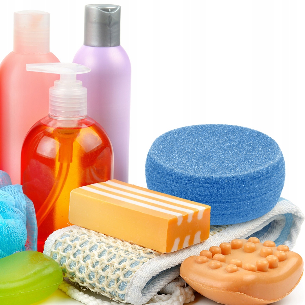 Gąbka do kąpieli Akuku delikatna do mycia niemowląt 9 x 4 cm niebieska 0+ EAN (GTIN) 5907644011353