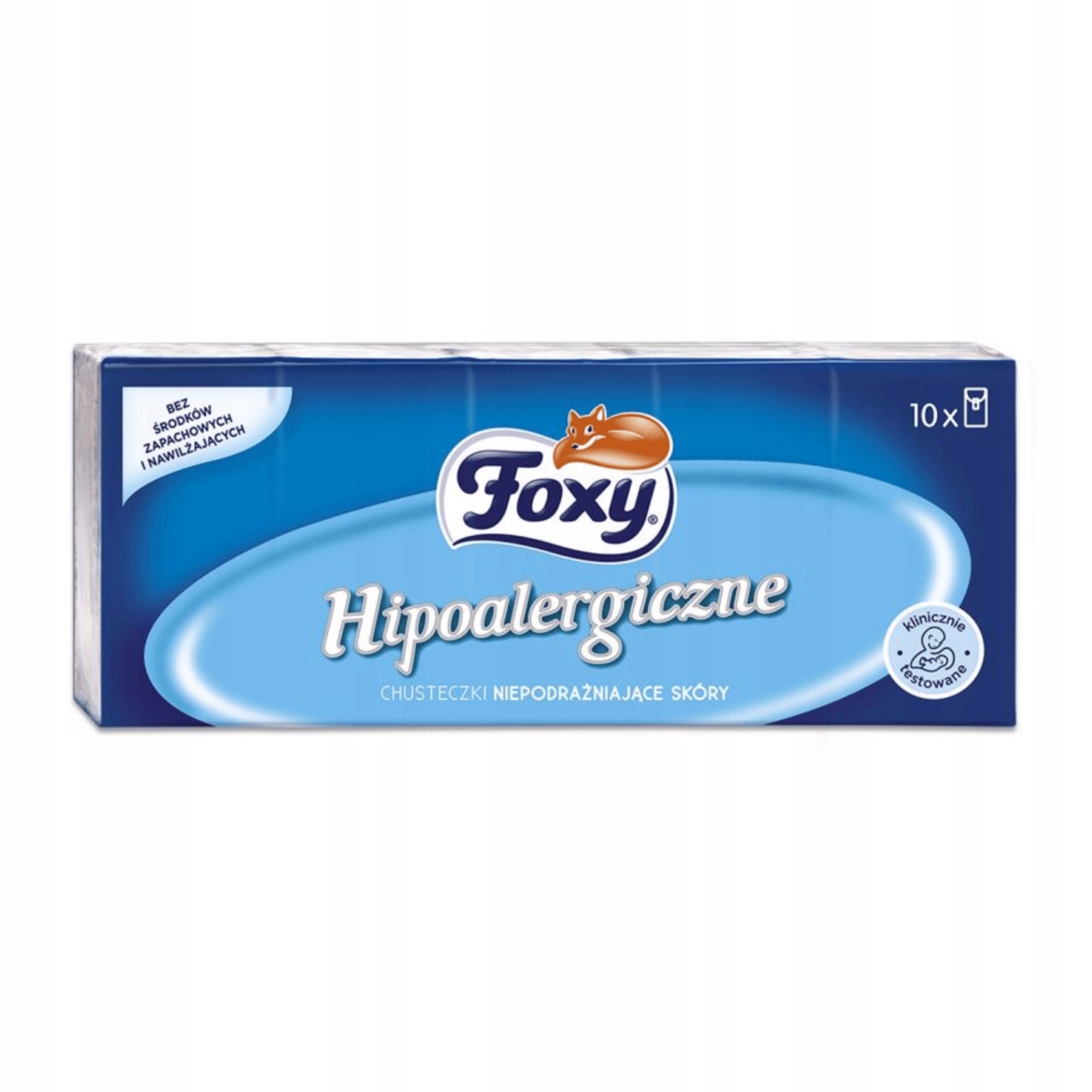 

Foxy chusteczki hipoalergiczne 10 opak.
