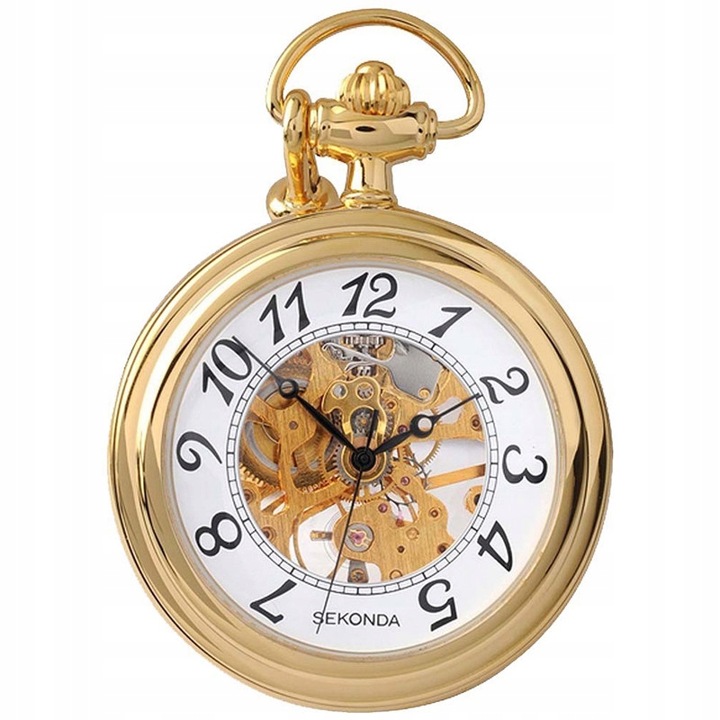 Pánské Hodinky Sekonda 1110 zlatý řetízek