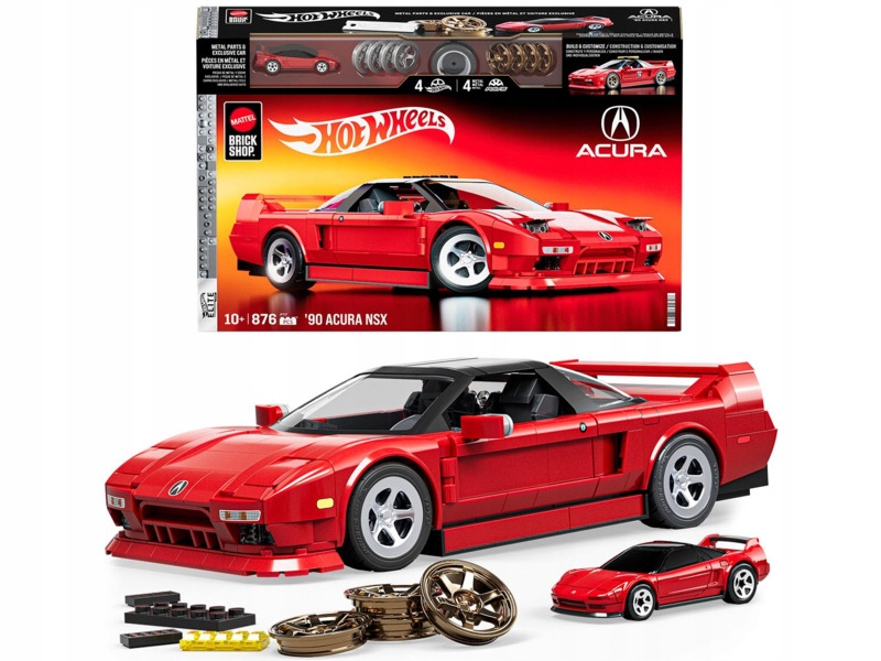 Klocki plastikowe Brick Shop Hot Wheels Elite Series 90 Acura Nsx JFT17