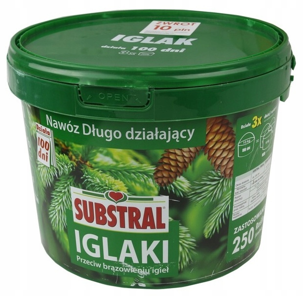 

Nawóz 100 dni do iglaków 10 kg Substral