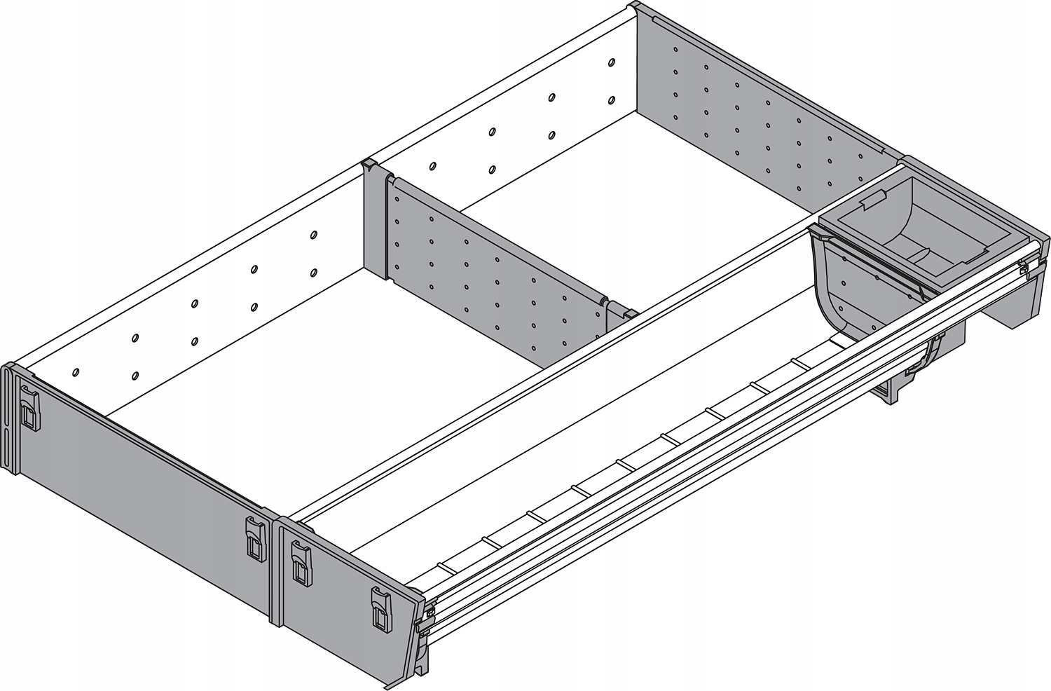 Blum ZSI.450KI3N Orga-line kombi vložka na příbory pro Tandembox 450 mm