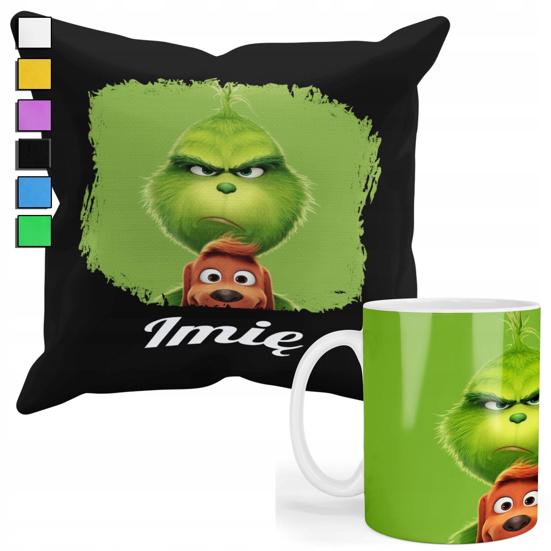 Sada Hrnku Polštář S Povlakem Dárek Jméno