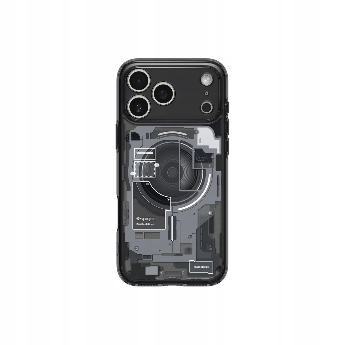 Kryt pro iPhone 17 Pro Spigen Ultra Hybrid MagSafe zero one black