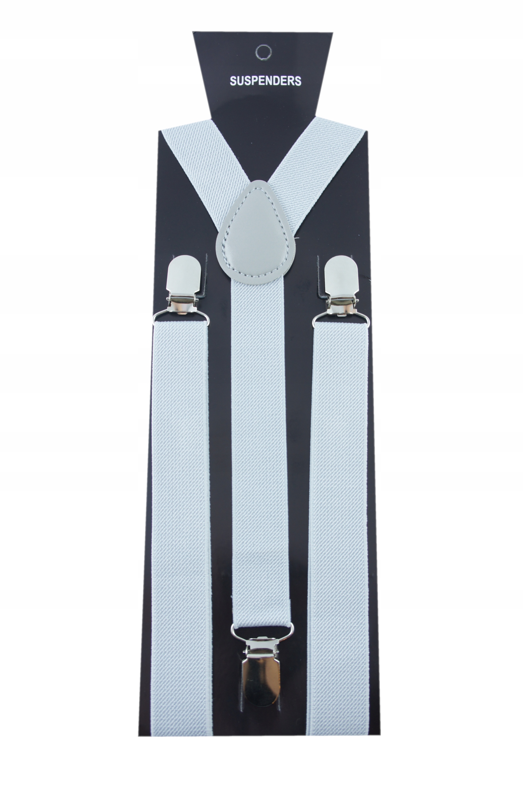 

Szare Popiel szelki Gładkie 120-200cm Wzrostu