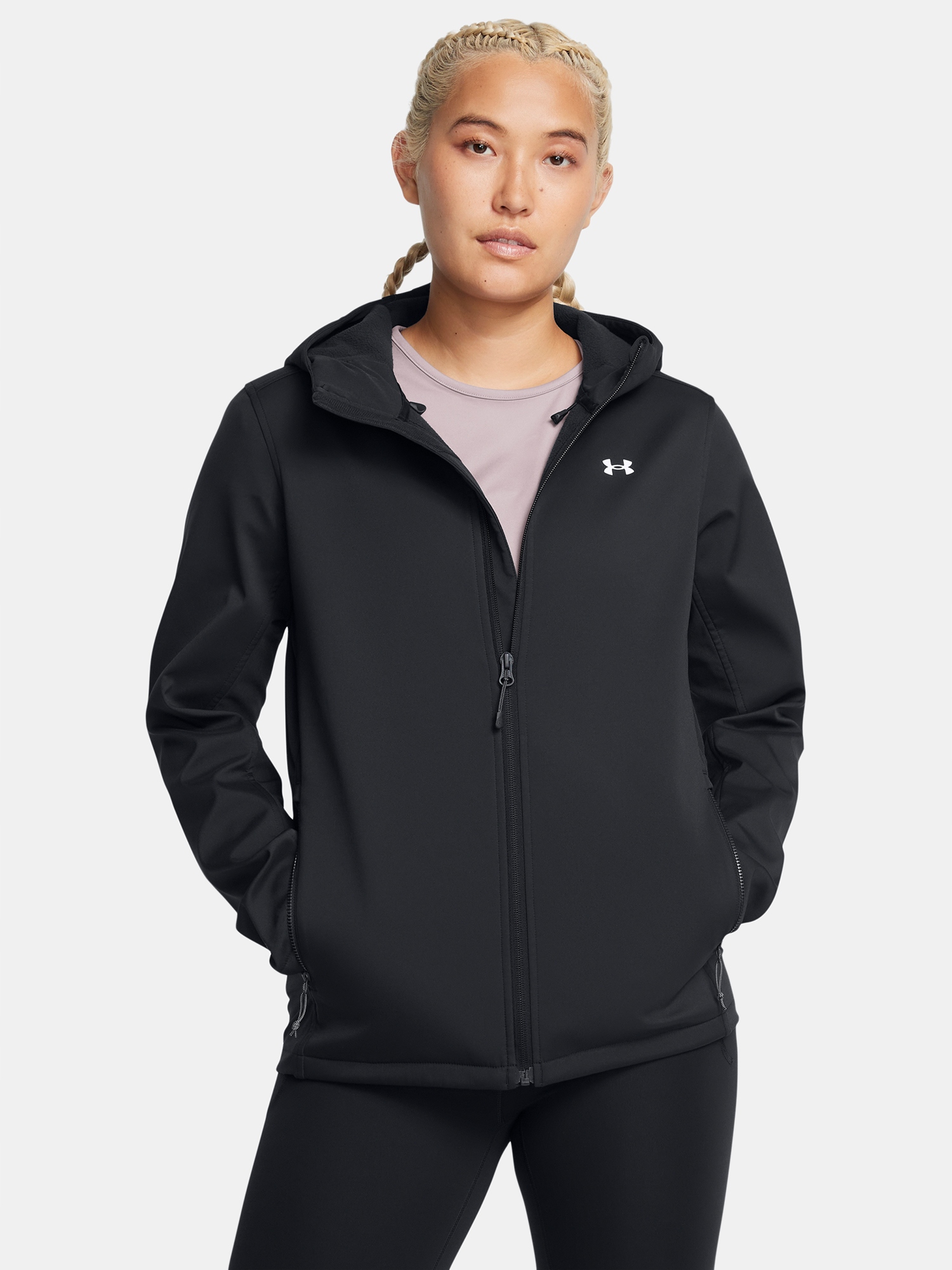 Under Armour Dámská bunda Under Armour W Shield Hooded Jacket-BLK