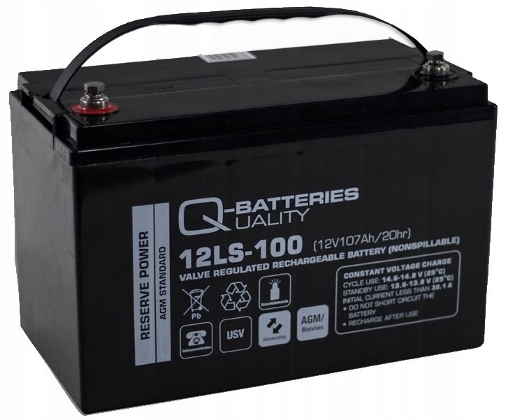 Akumulator 12LS-100 12V 107Ah Zasilanie Stand-by