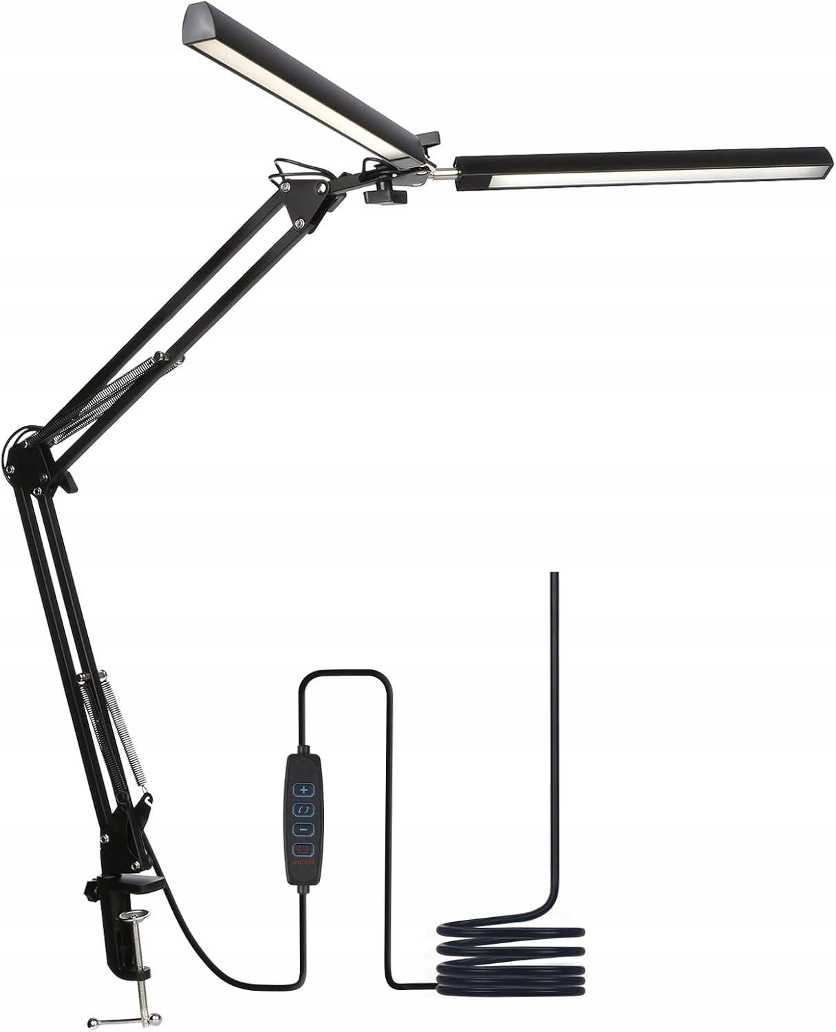 Led Stolní Lampa Kreslicí, Dvojitá, Výkonná Nabíječka 24W