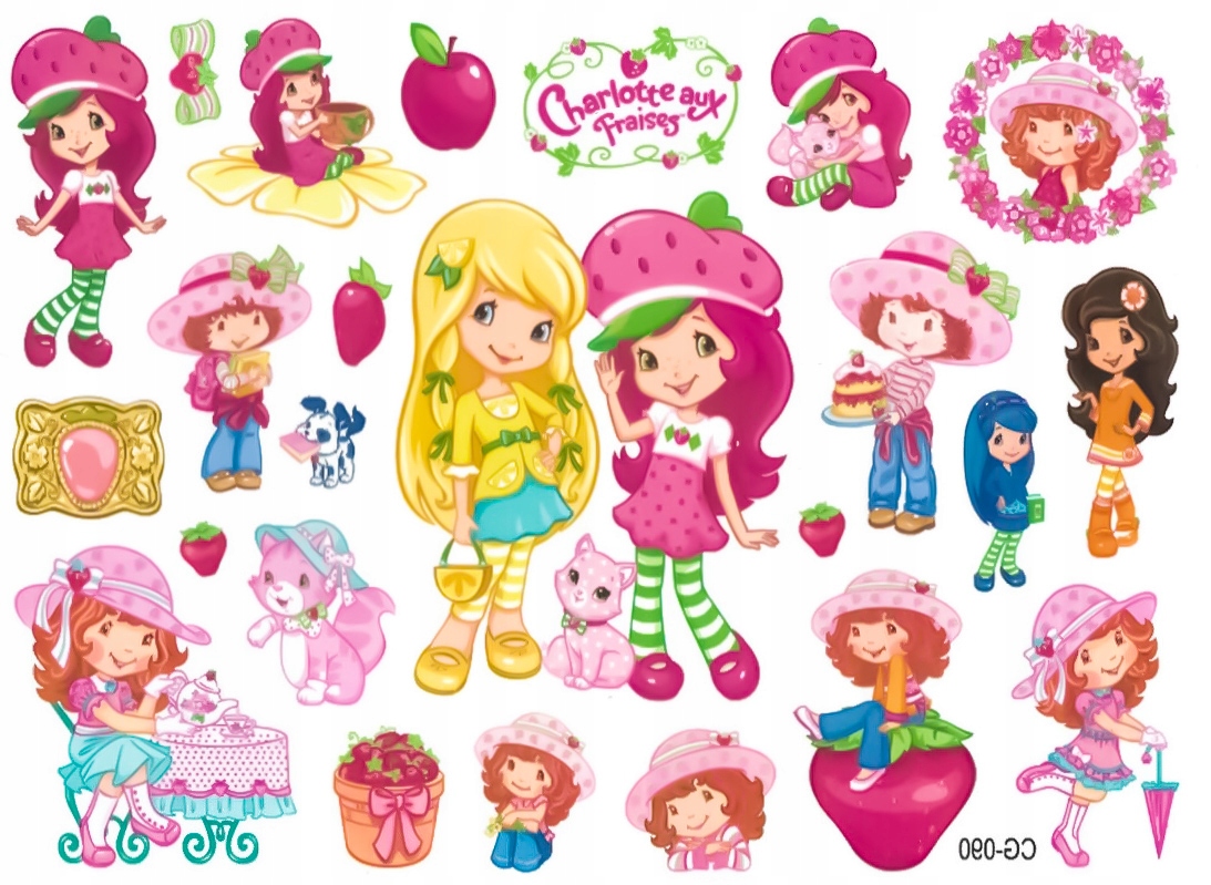 

Tatuaże dla dzieci Truskawkowe ciastko