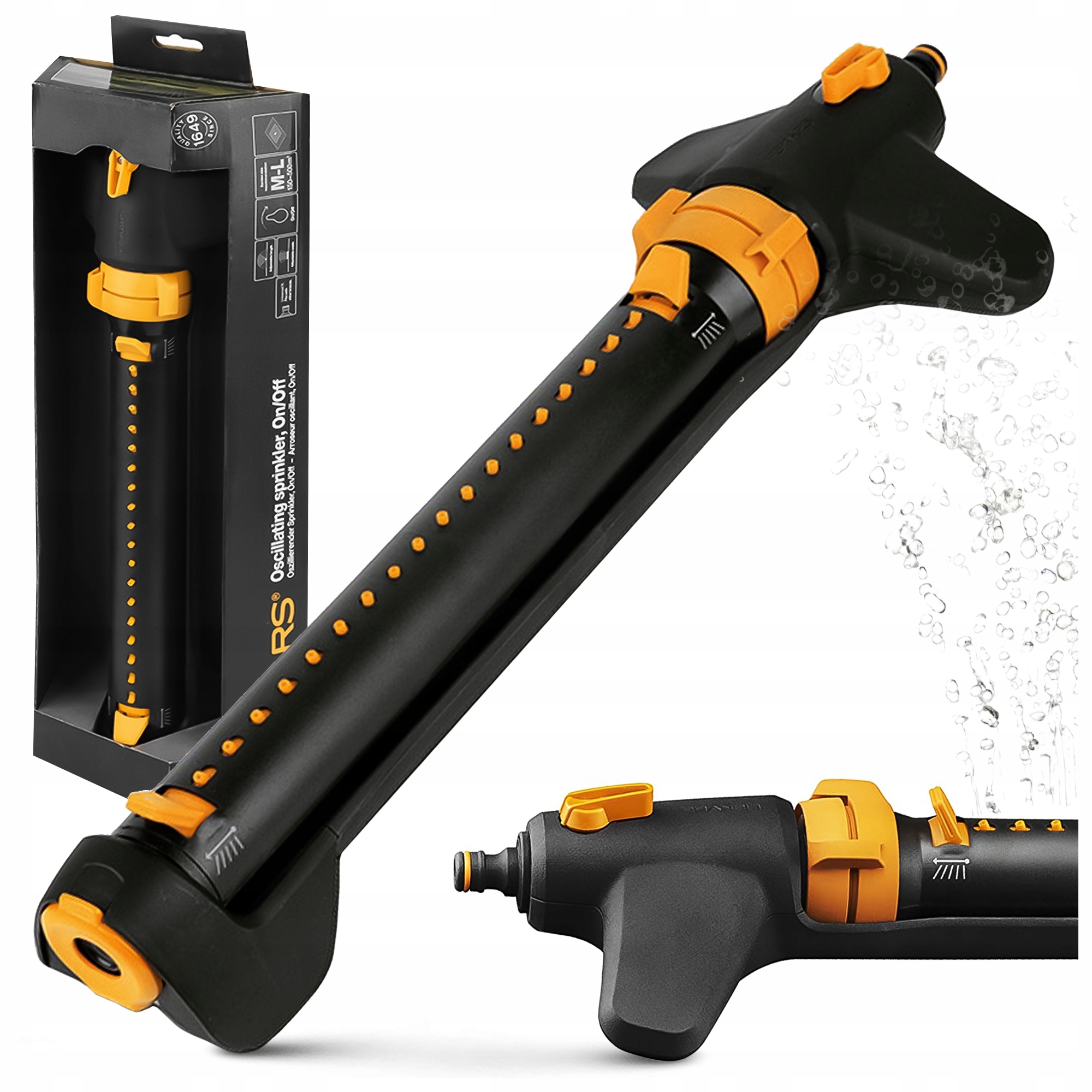 Záhradný Zavlažovač Fiskars On Off Nastaviteľný Zalievanie 340 m2