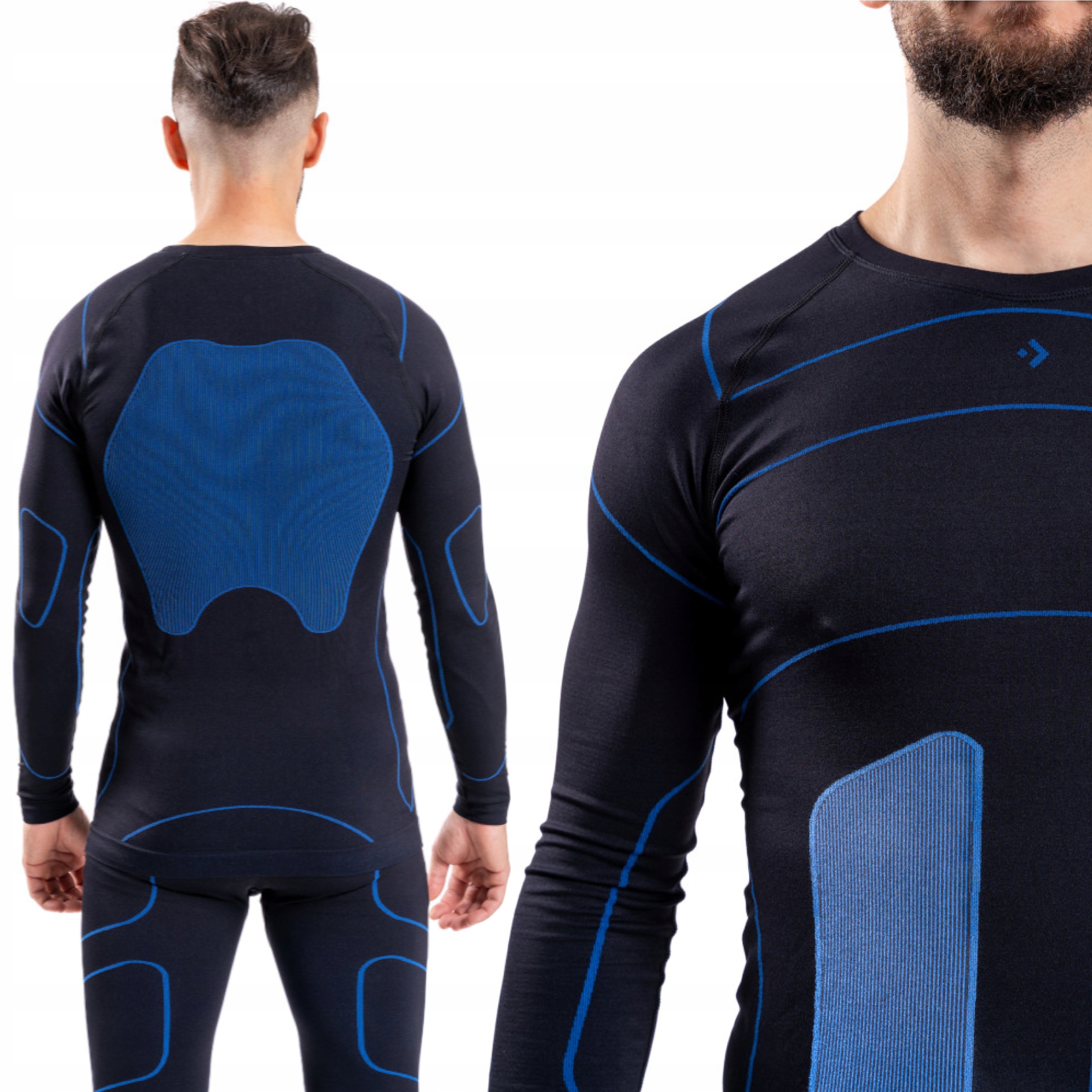 Bluza Termoaktywna Męska Ciepła na Zimę Bielizna Bezszwowa Thermo Moraj M