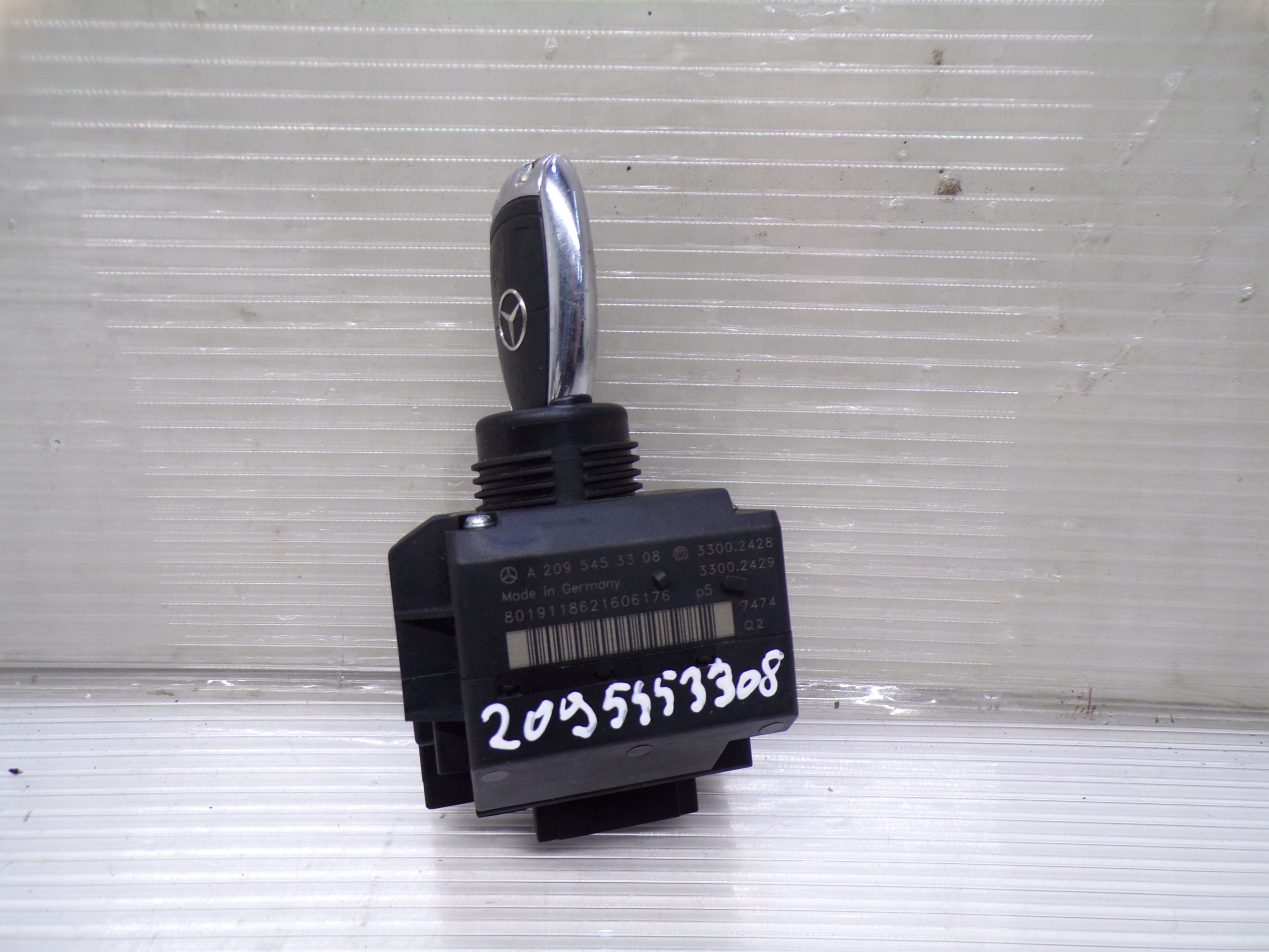 2095453308 - Ключ запалювання + ключ MERCEDES W203 W209 CLK