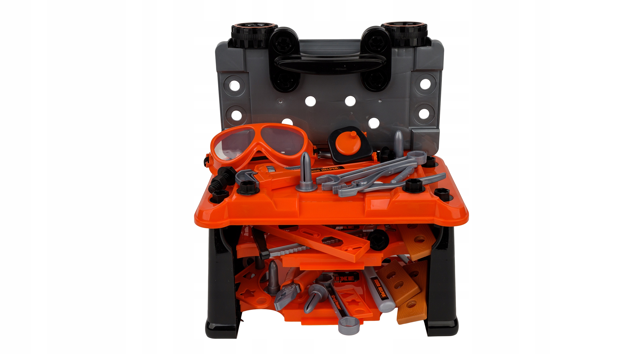 ZESTAW MAJSTERKOWICZA DLA DZIECKA DUŻY WARSZTAT SKRZYNIA Z NARZĘDZIAMI Płeć unisex