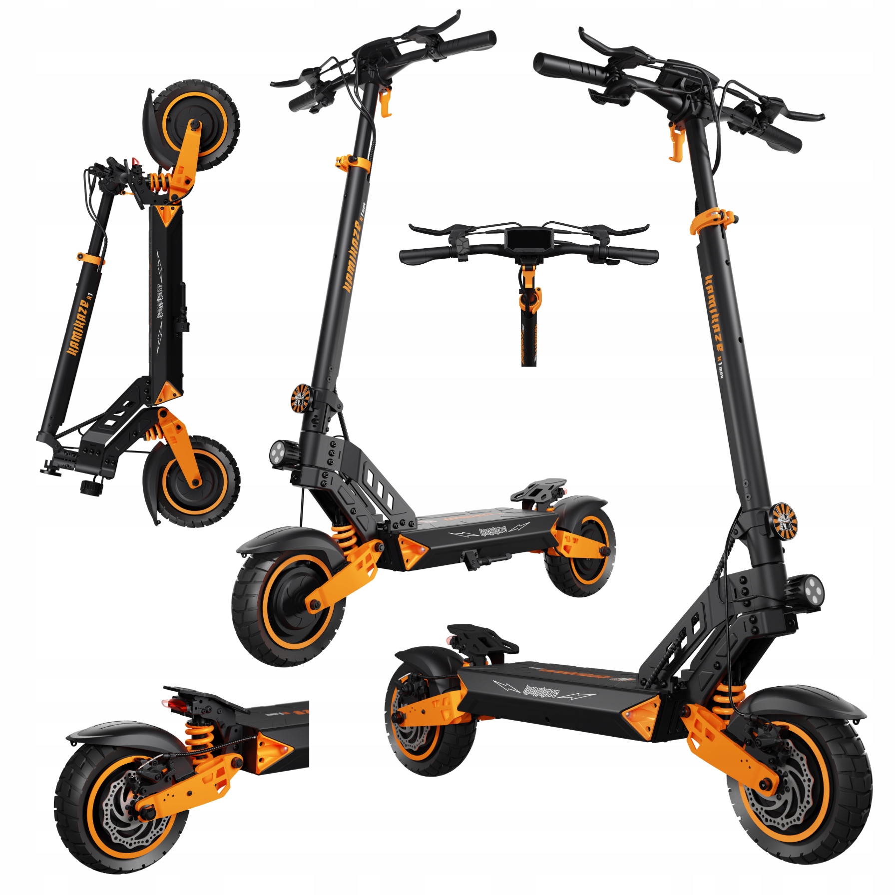 Kamikaze K1 Max Elektrické terénní vozidlo 2x1000W 80 km Dojezd Skládací