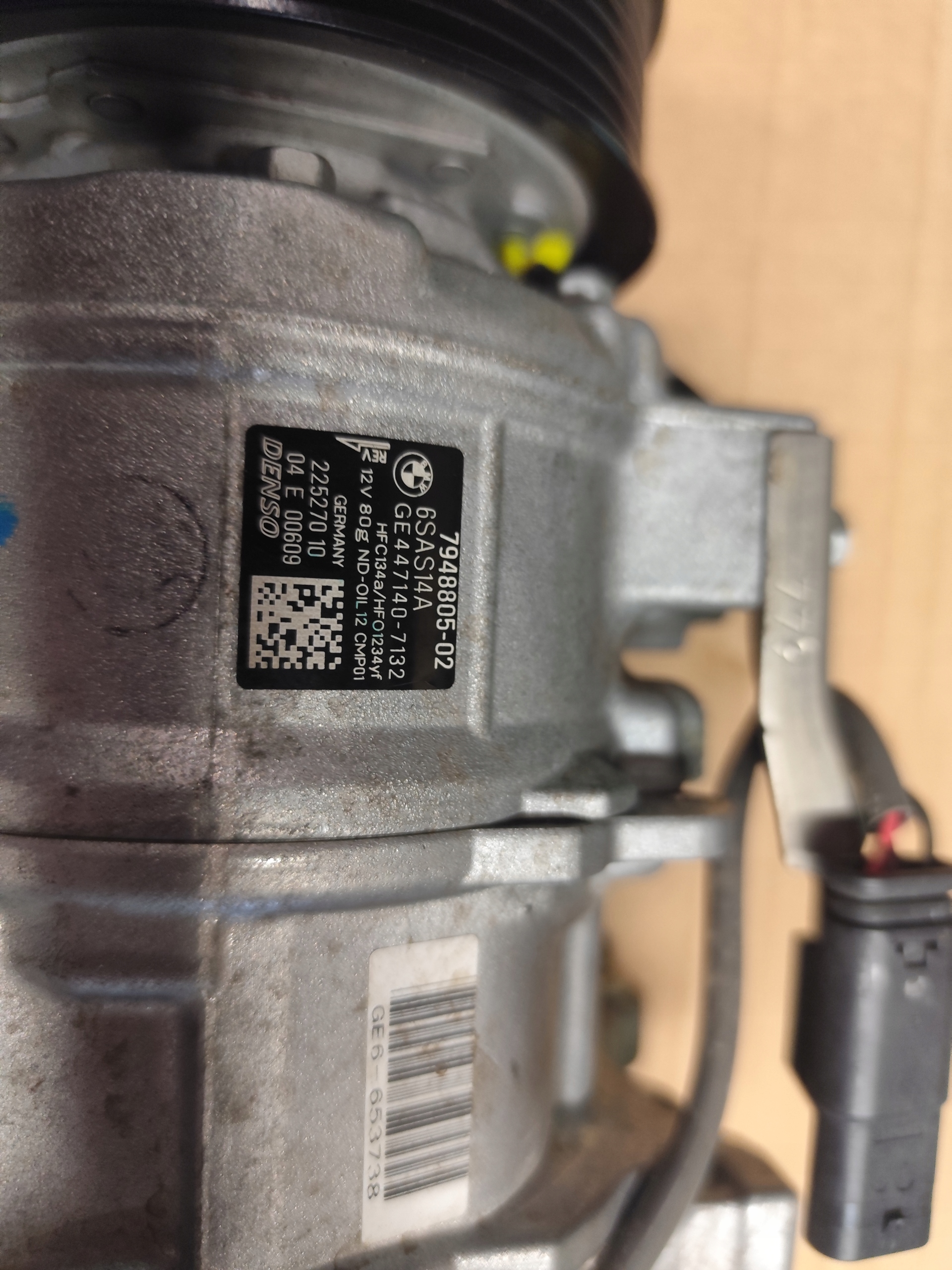 BMW X3 G01 compressor compressor; of the air conditioning
