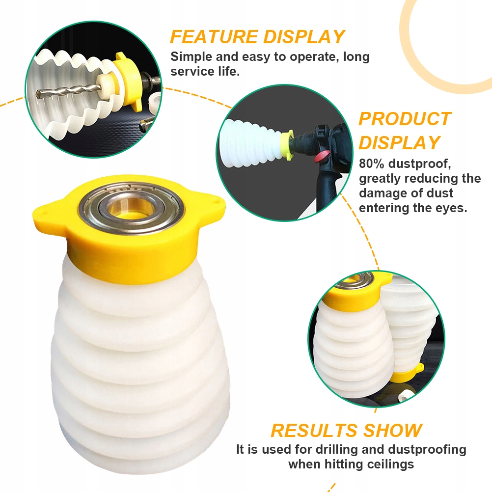 WIERTARKA ELEKTRYCZNA OSŁONA PRZECIWPYŁOWA MŁOT UDAROWY PYŁOSZCZELNA Marka bez marki