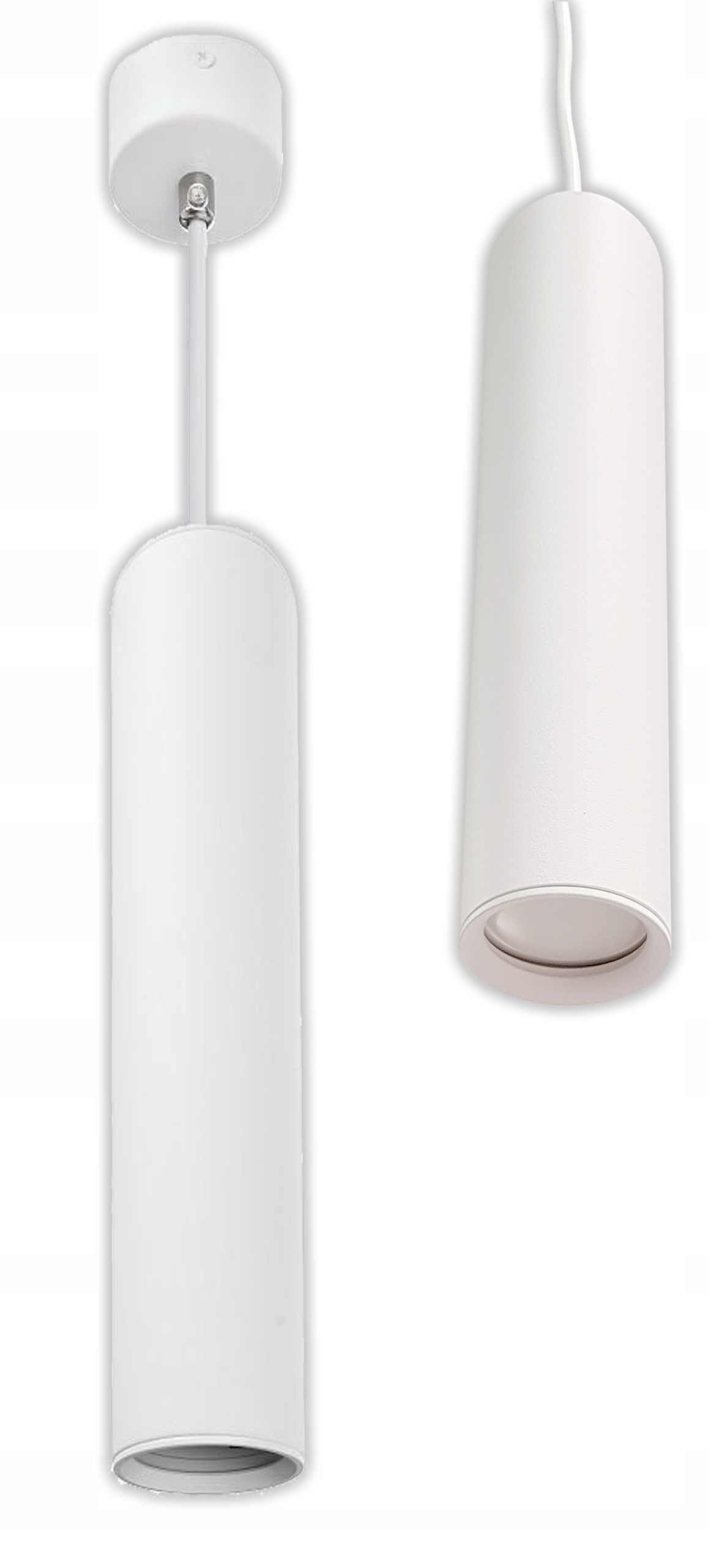 

Lampa Wisząca Zwis żyrandol sufiowa Tuba 29cm GU10