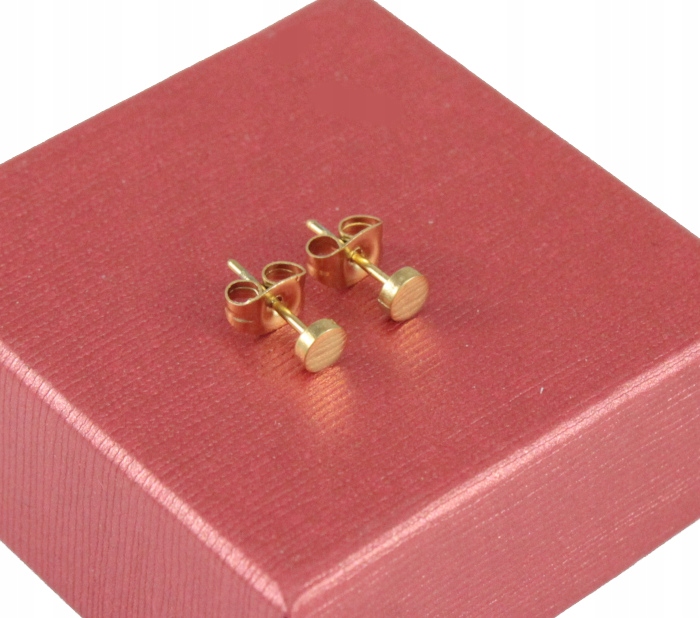 

Kolczyki Złote Kółka 4 mm Stal Chirurgiczna