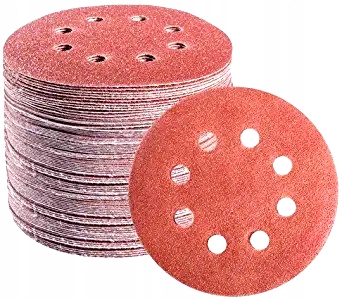 PAPIER ŚCIERNY DO SZLIFIERKI MIMOŚRODOWEJ KRĄŻKI ŚCIERNE POLSKIE 125MM