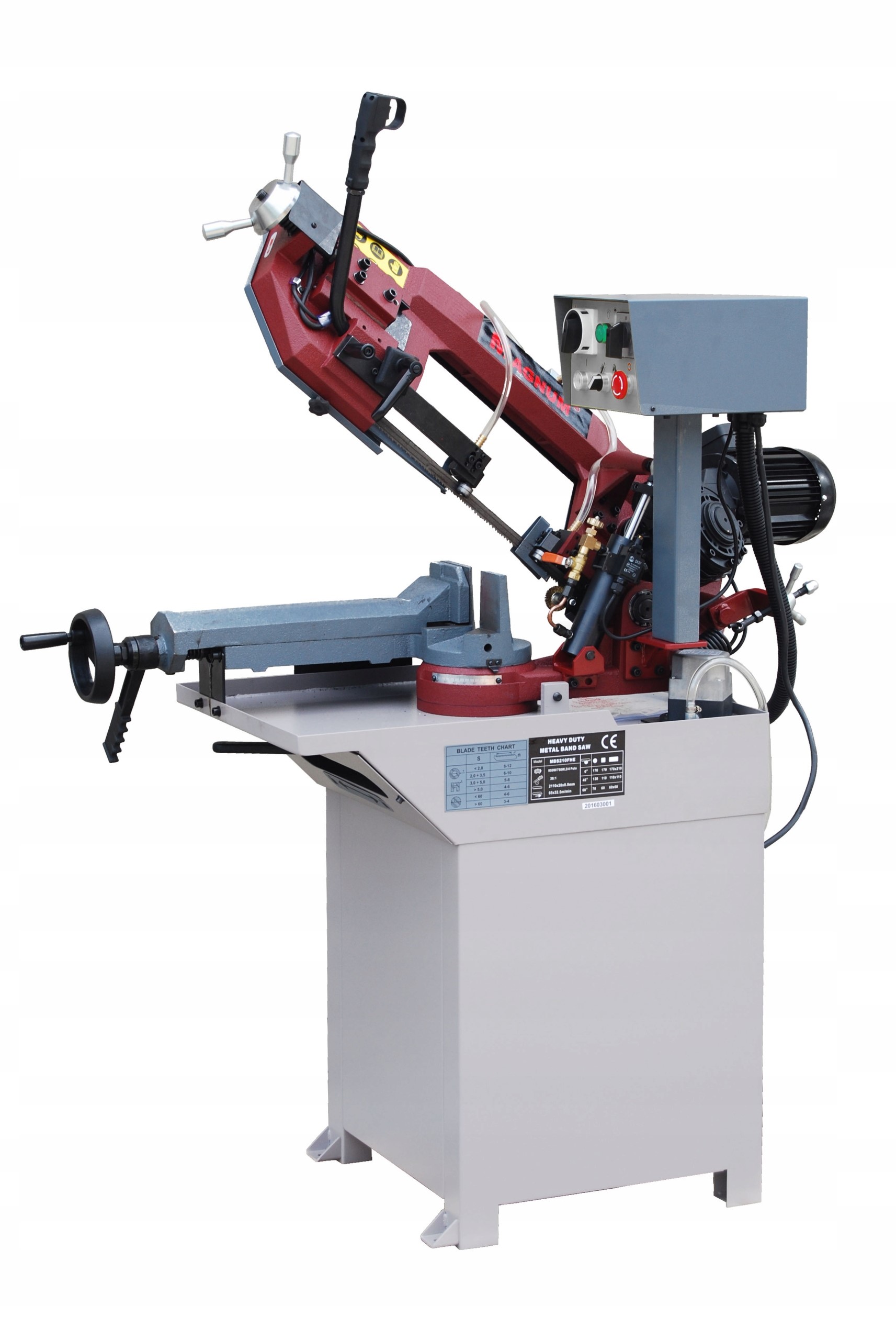 PIŁA TAŚMOWA DO METALU MAGNUM MBS210FH PRZECINARKA