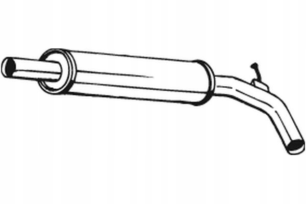 TŁUMIK UKŁADU WYDECHOWEGO ŚRODKOWY VW LUPO I 1.4 09.98-07.05 BOSAL Producent Bosal