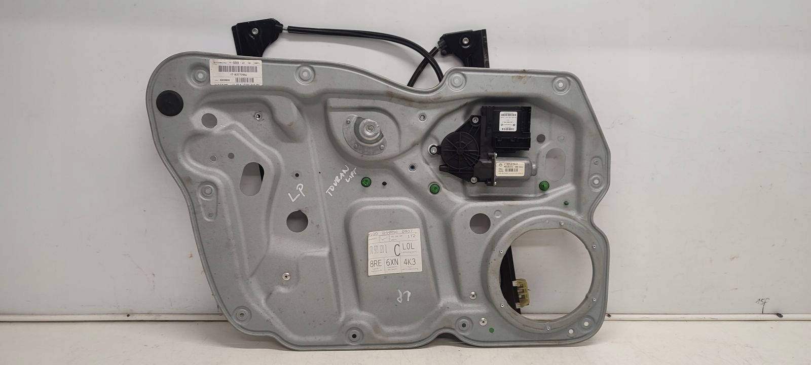 window regulator left front mechanism VW Touran and LIFT 1,4 TSI