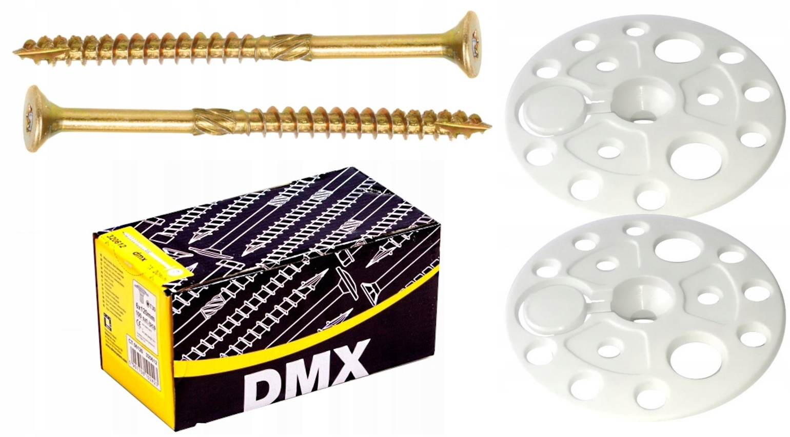 Wkręty 6X200 MM Torx Talerzyki Dociskowe 100 Szt