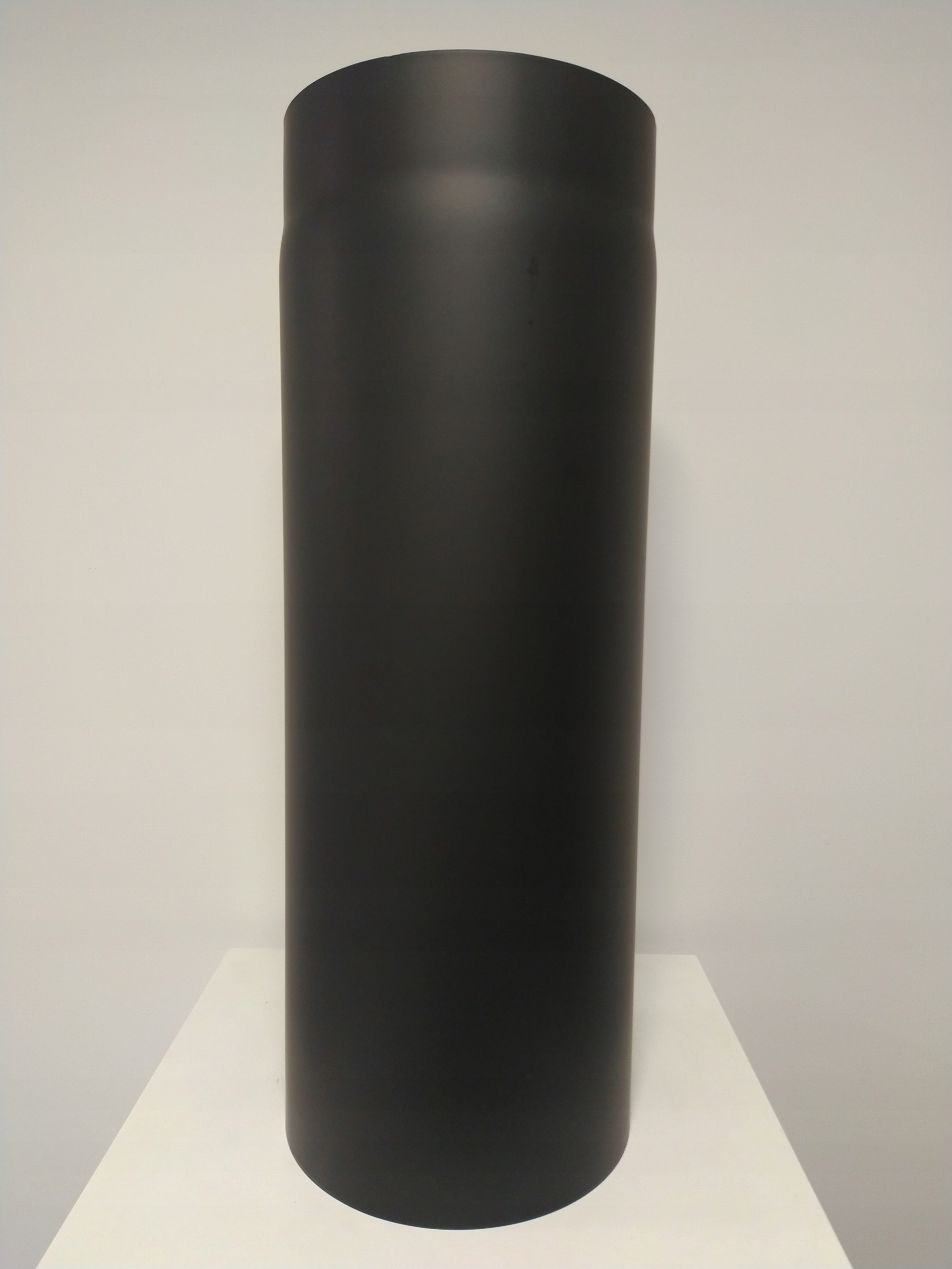 RURA 0,5m fi 130 KOMINEK odprowadzanie spalin piec koza czarna 2mm dymowa Kod producenta RURA 130mm 50CM