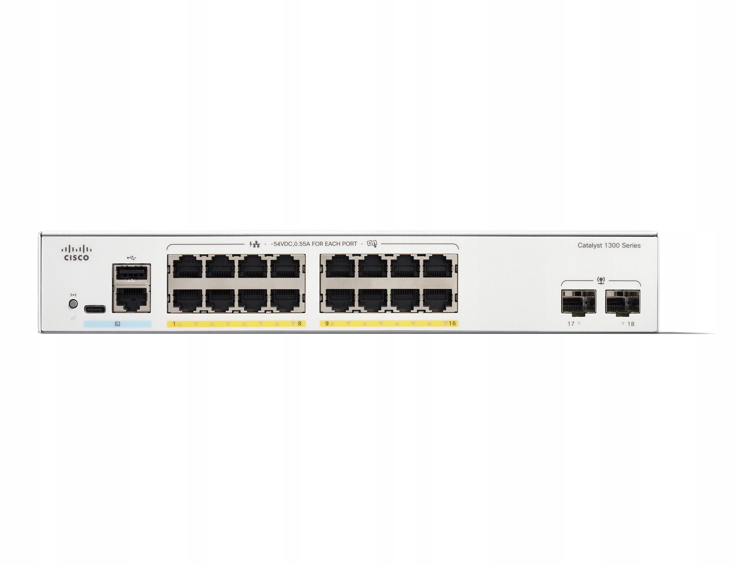 Cisco Catalyst 1300 16-portový Ge Full PoE
