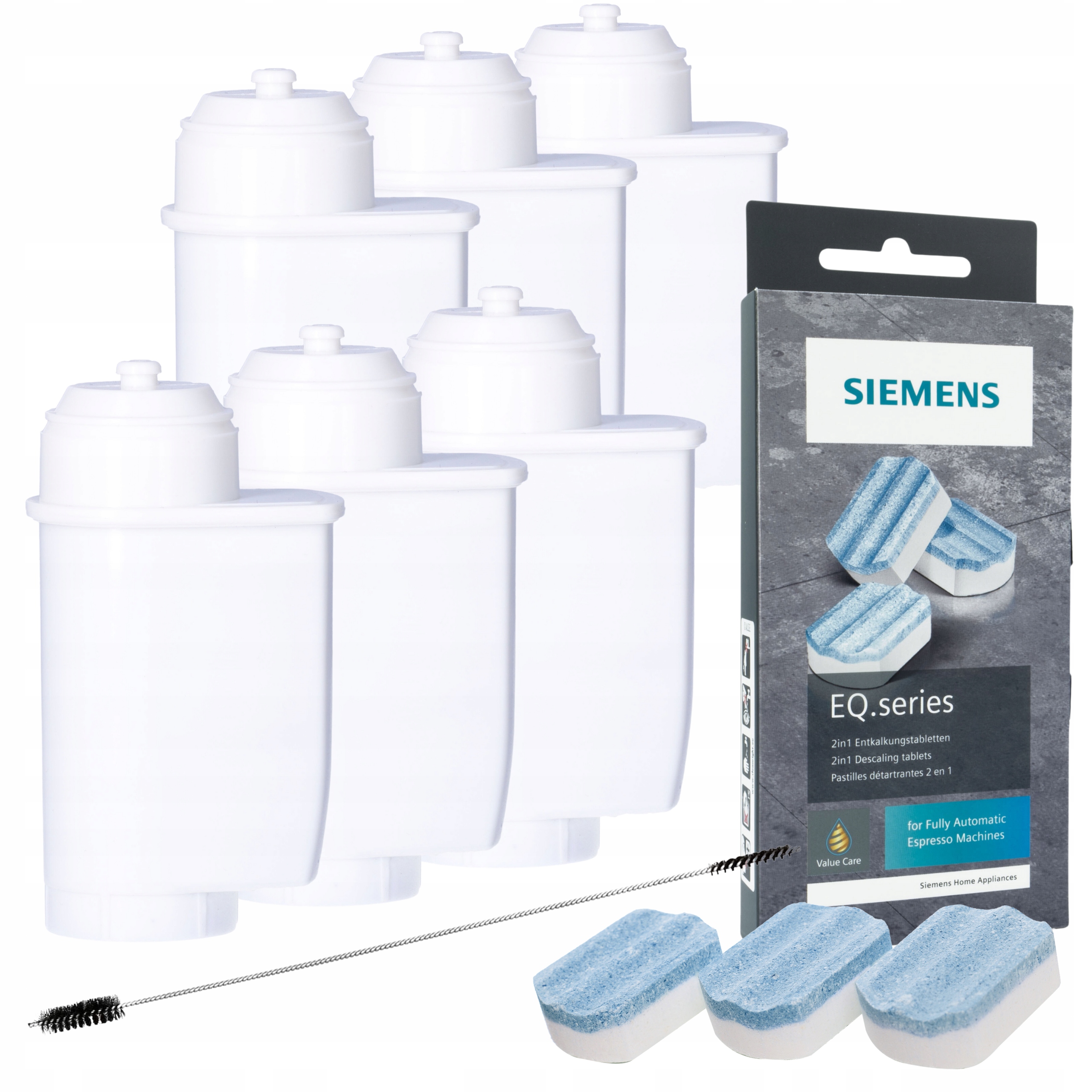 

6x Filtr+tabletki Odkamieniające Siemens TZ80002