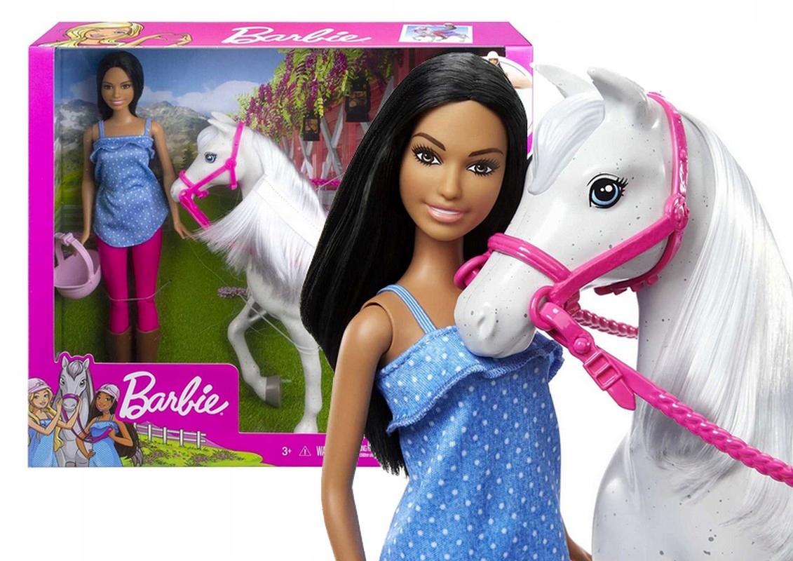 

Barbie Lalka Barbie Z Koniem HCJ53