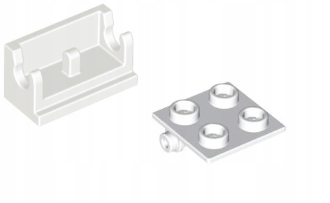 

Lego 3937 6134 zawias podstawa biały 1 szt Nowy