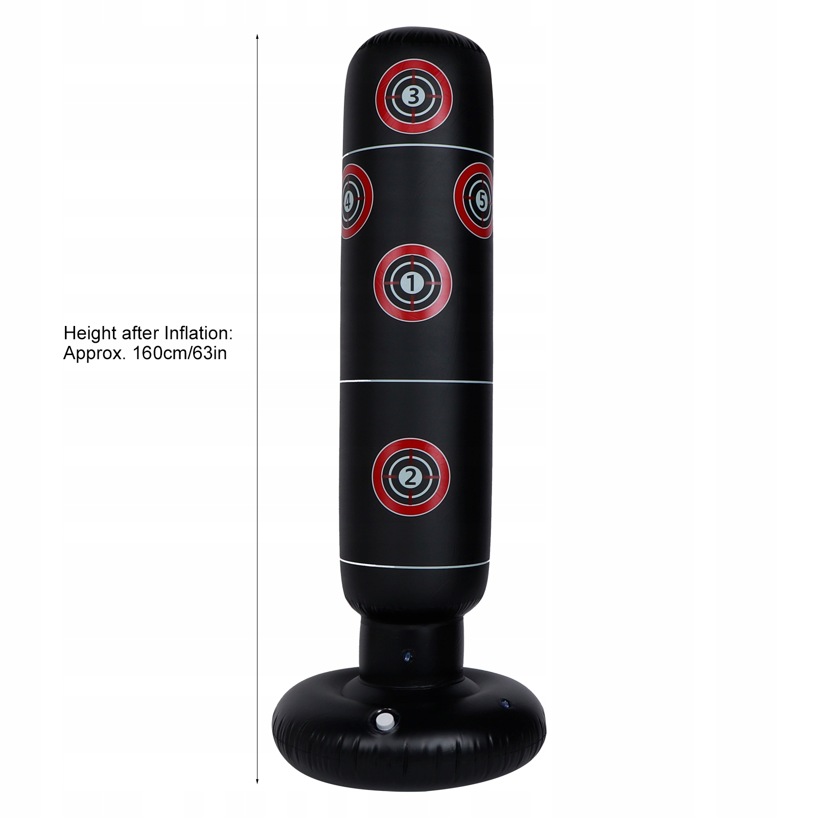 DMUCHANY WOREK BOKSERSKI TRENINGOWY STOJĄCY 1.6m Marka bez marki