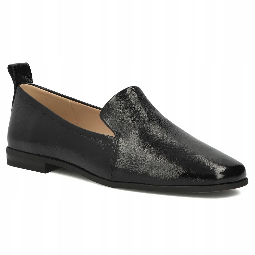 Buty damskie skórzane półbuty Filippo wsuwane płaskie r.38