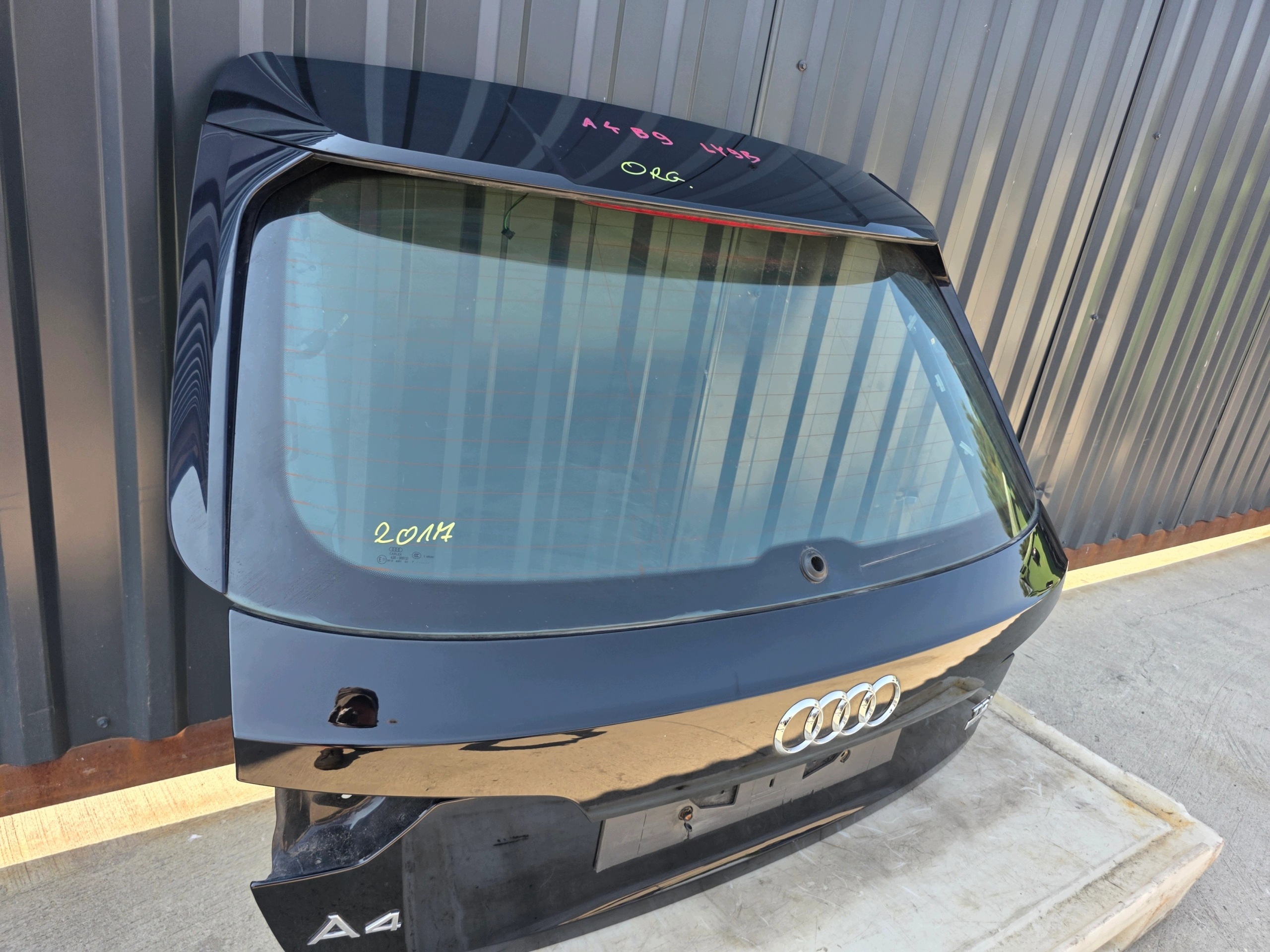 boot door rear AUDI A4 B9 AVANT KOMBI LY9B original !!!