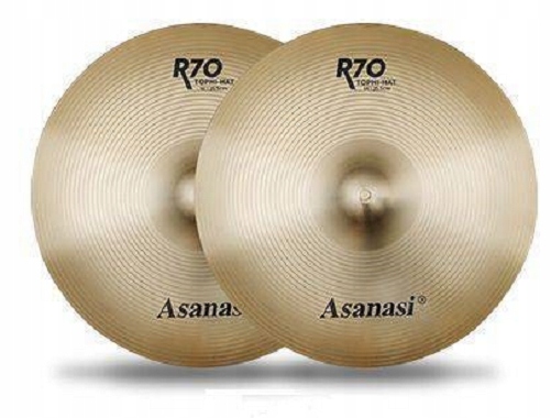 Talerz Hi-Hat 14" Asanasi R70 Blachy do Perkusji KOMPLET