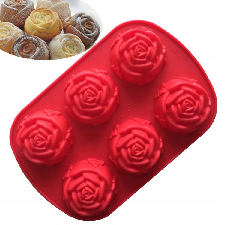 

Foremka silikonowa róża różyczki róże Duże Piękne