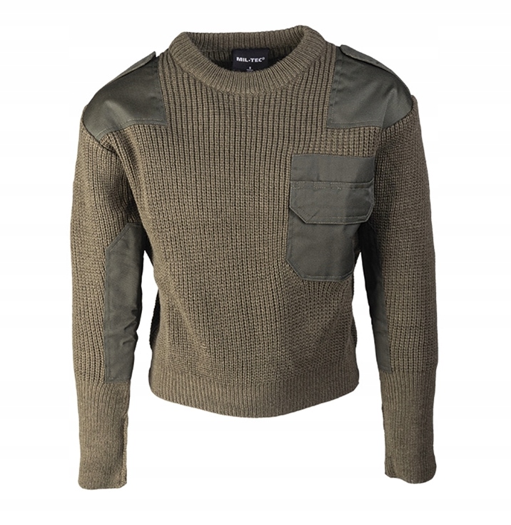 SWETER DZIECIĘCY BDU WOJSKOWY OLIV ZIELONY L 152cm