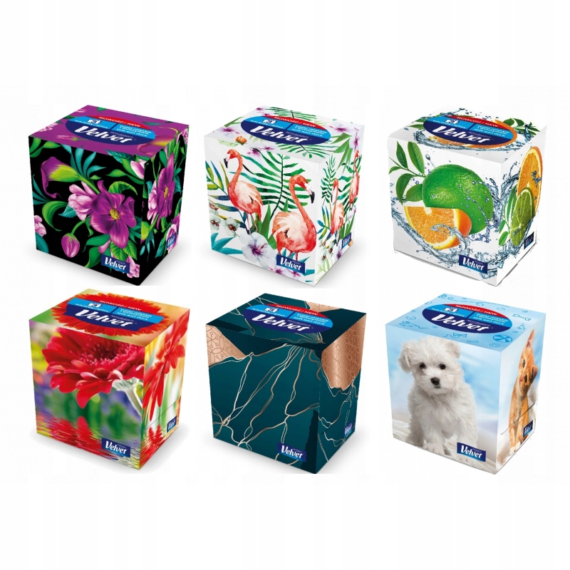 

Chusteczki Style (60sztuk) Cube 3warstwy Velvet 61
