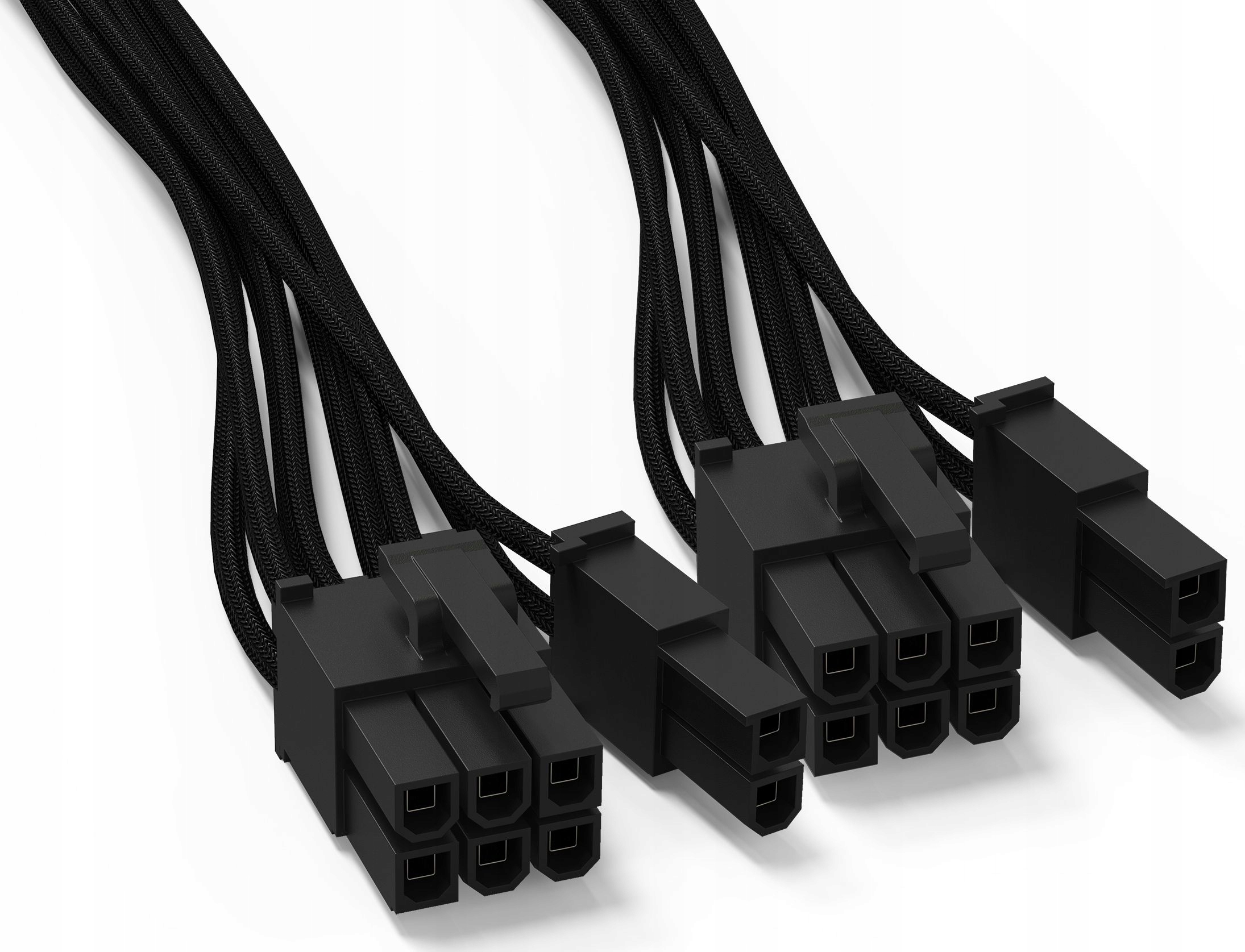 

be quiet! 12-pin PCIe 6-pin x2, 0.6m, Czarny (bc