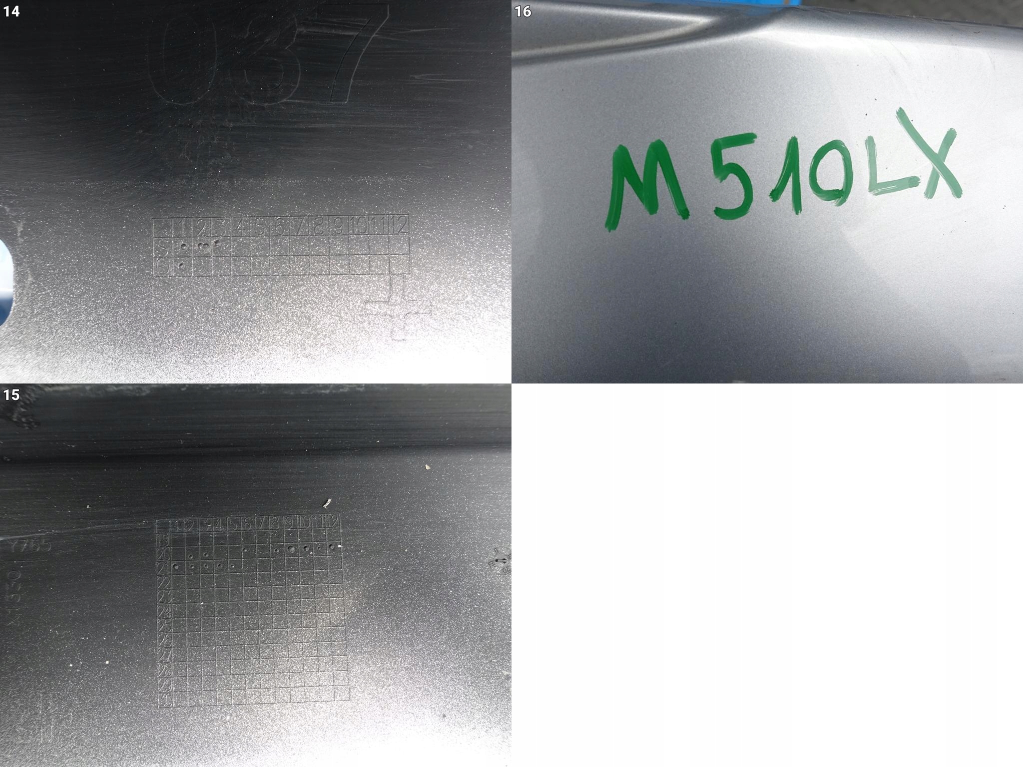 MERCEDES W206 S206 AMG 21- молдинг порог накладка правый