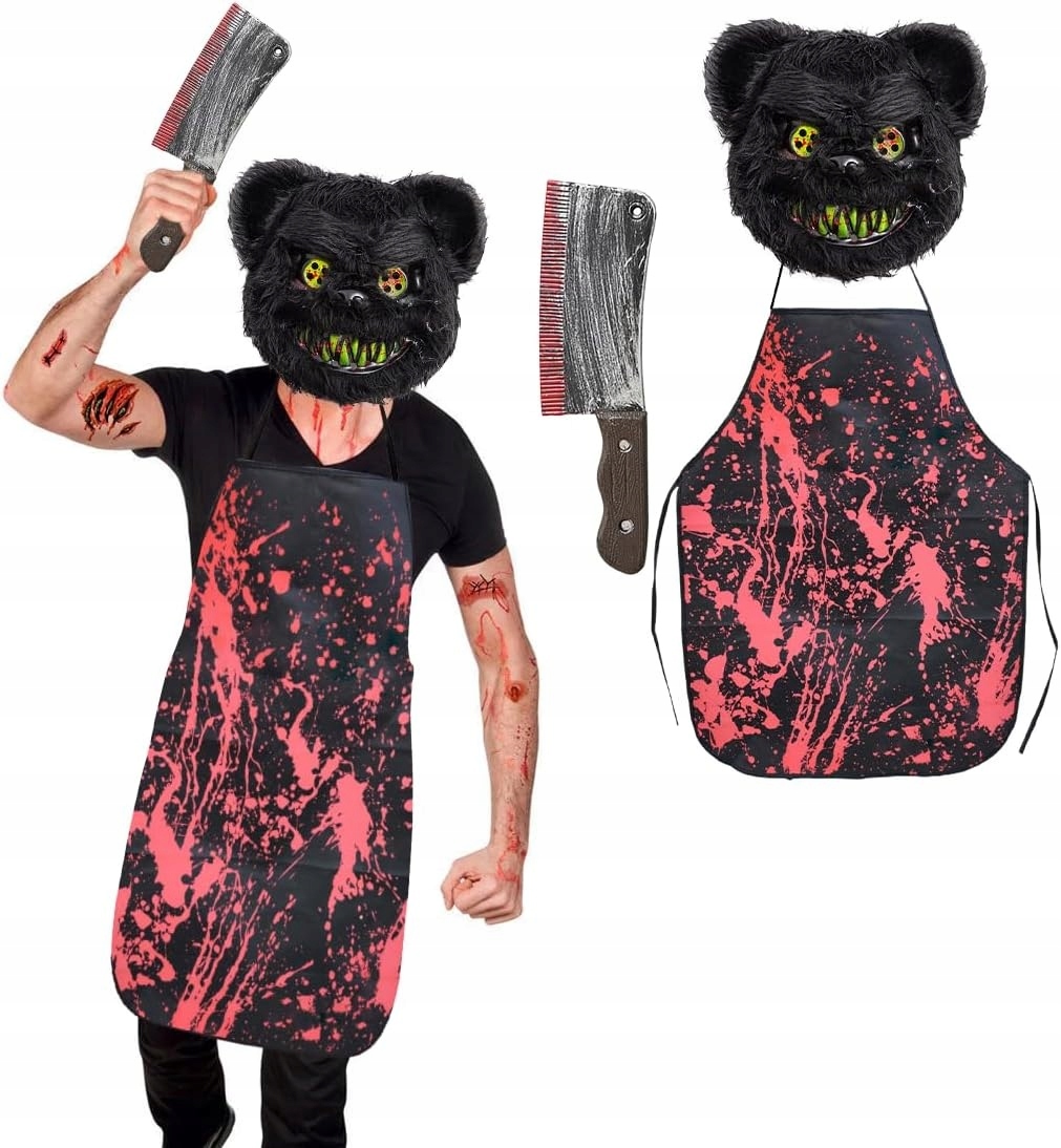Kostium na Halloween MASKA akcesoria MIŚ MORDERCA NIEDŹWIEDŹ K570
